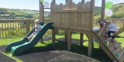 Children's Play Area at Valley View Cafe in Loddiswell