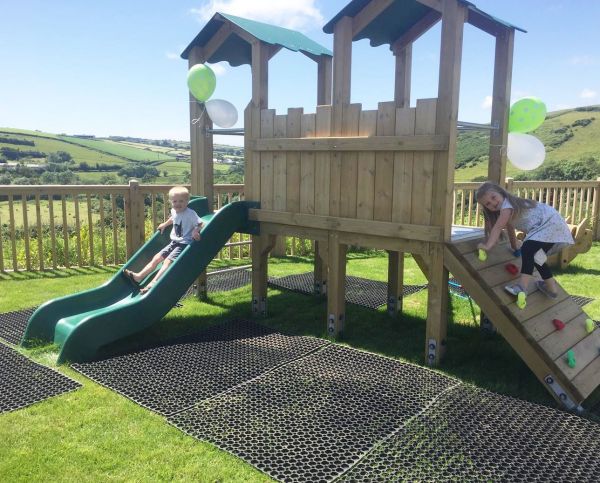 Children's Play Area at Valley View Cafe in Loddiswell